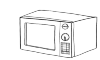 A microwave oven, which folded. The opening statement in a southwesterly direction.