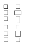 same or different? On the basis of a square as a reference. The difference is a larger rectangle or square.