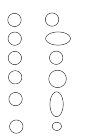 same or different? The reference is a circle. The differences make an oval or circle size.