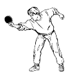 Table tennis player