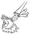Boy on trapeze
