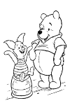 Piglet and Winnie the Pooh