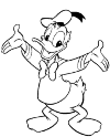 Donald Duck, the main character from the eponymous comic strip