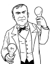 Edison invented the light bulb