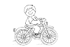 Boy on bike