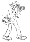 A photographer, who has a photo to