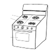 gas cooker