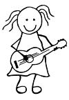 Girl with guitar