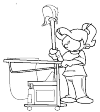 A maid.