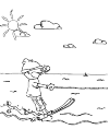 Water skier